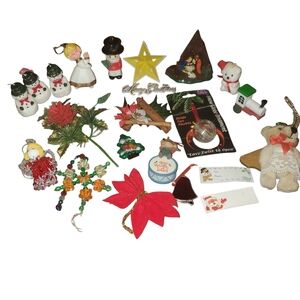 Mixed Lot Of Vintage Christmas Items